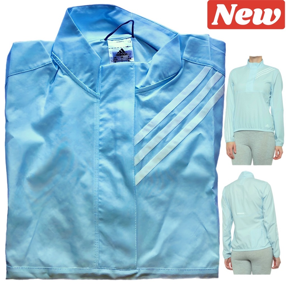 ♻️🆕 adidas Run It Jacket baby blue size large